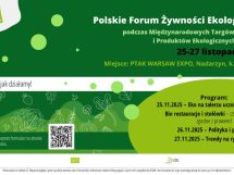 Polskie Forum Żywności Ekologicznej Ptak Warsaw EXPO 2025