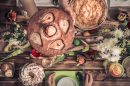 Home celebration friends family festive table 130x86