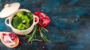 Healthy food composition with elegant style 300x168