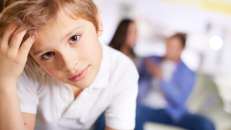Pensive boy with white t shirt 470x264