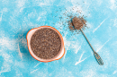 Nutritious chia seeds 130x86