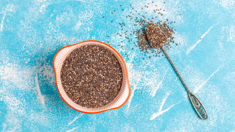 Nutritious chia seeds 470x264