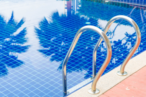 Stair swimming pool beautiful luxury hotel pool resort 300x200