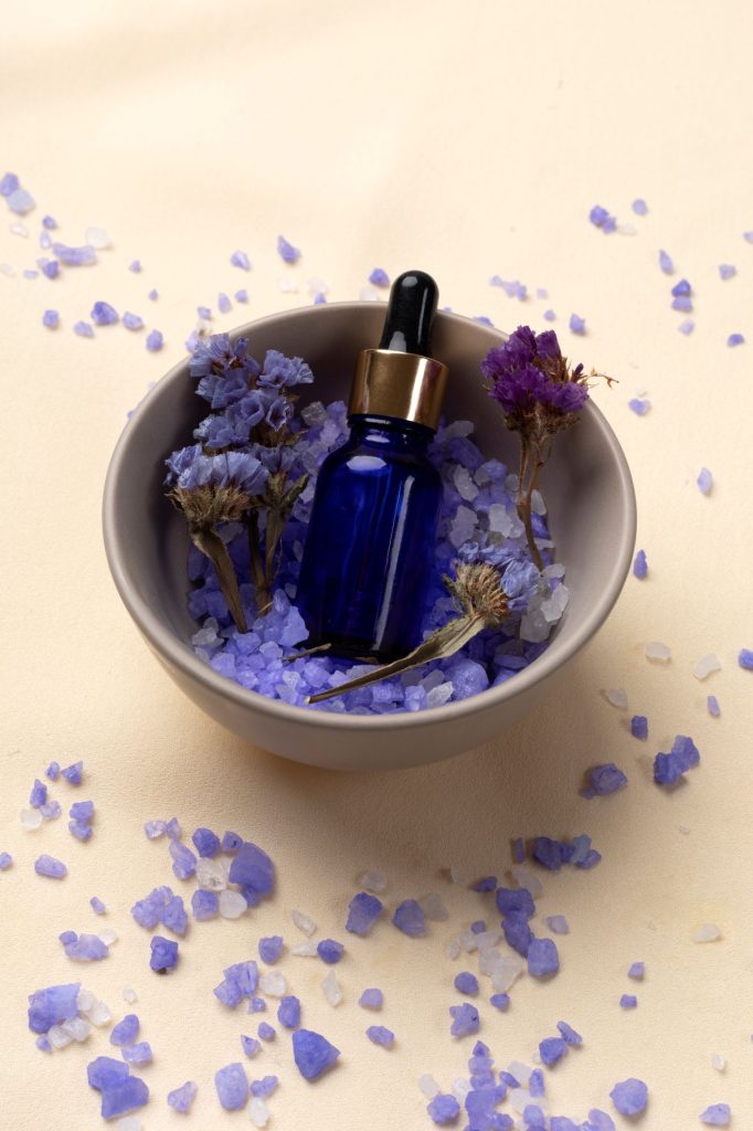 Close up elegant beauty selfcare treatment 682x1024