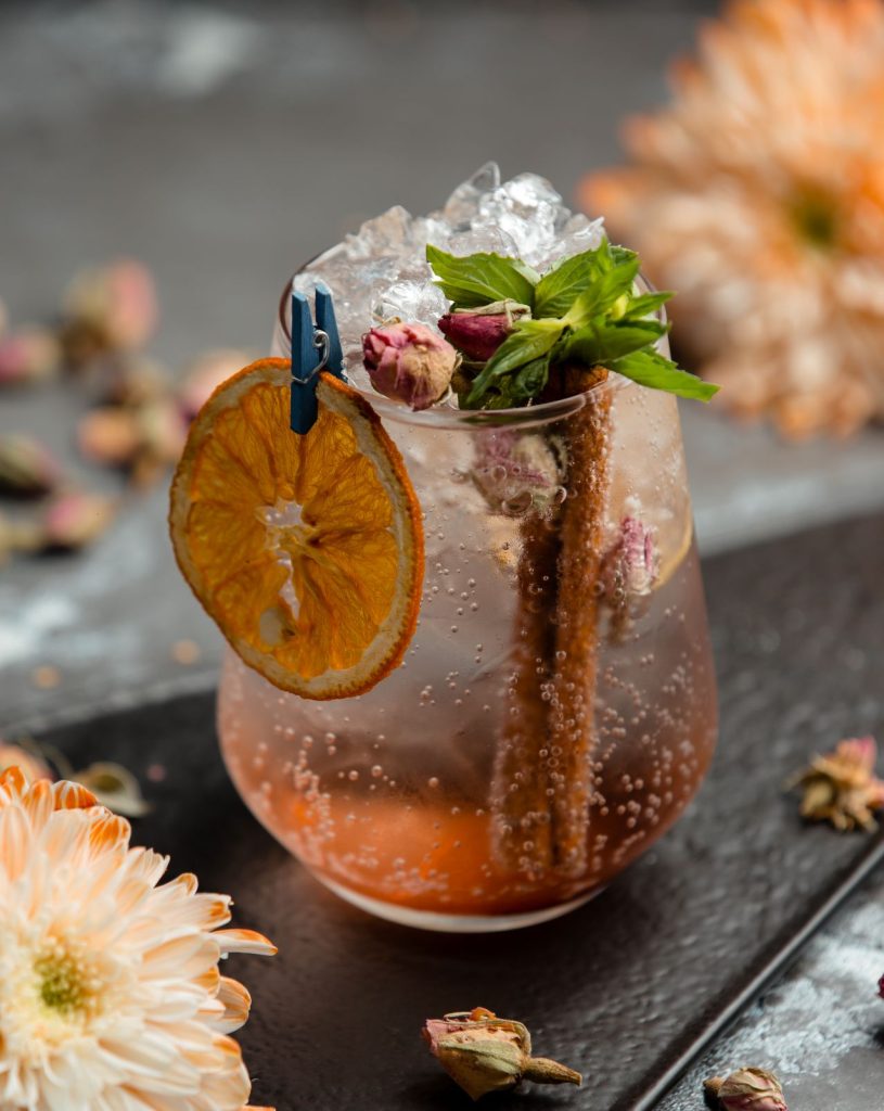 Fresh cocktail with dry orange cinnamon 1 815x1024