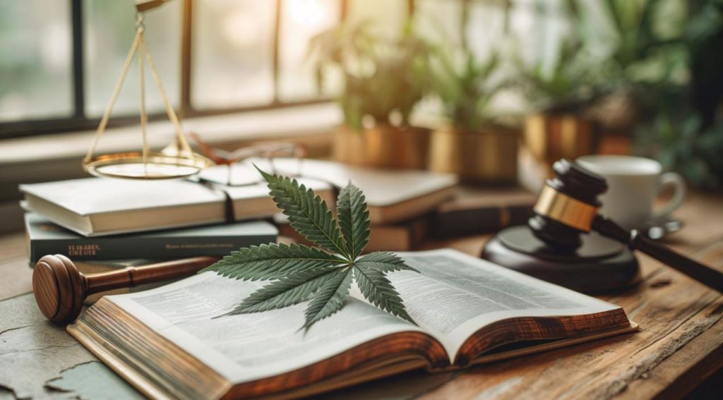 Cannabis legalization concept created with generative ai technology 1024x567