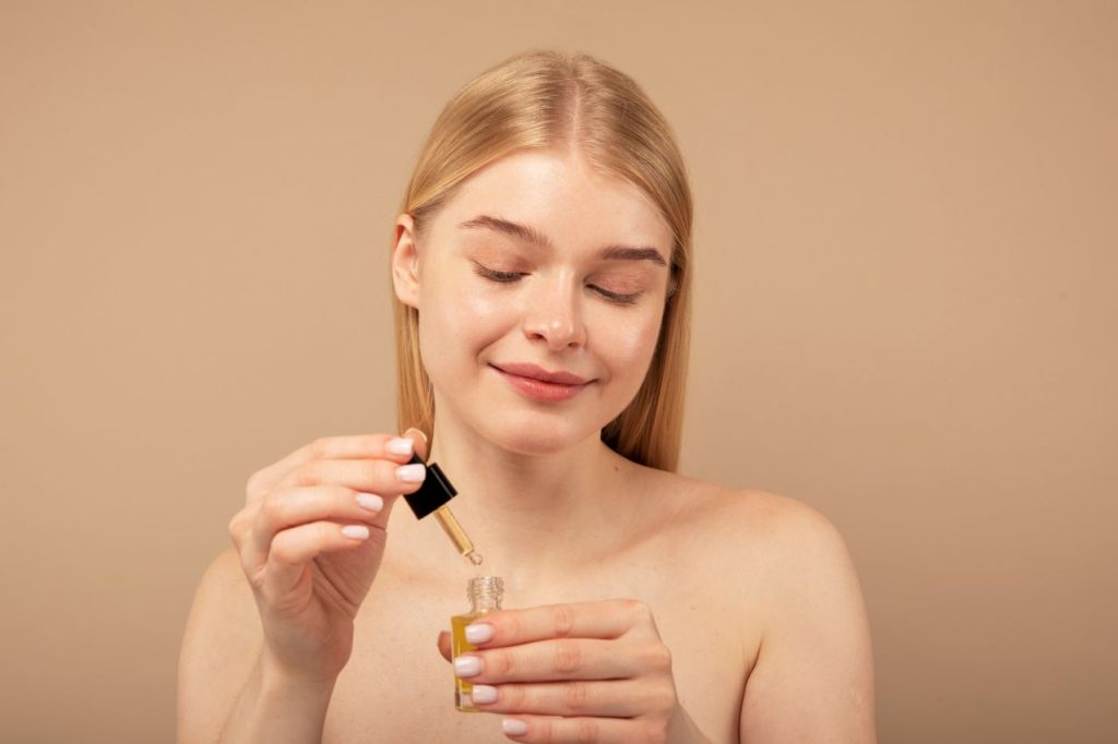 Close up woman with beauty treatment 1024x682