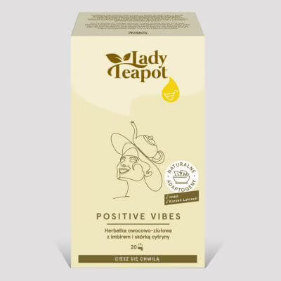 Lady Teapot Positive Vibes